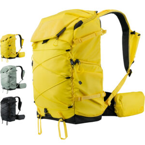 Leofoto All-in-One Travel & Photography Camera Backpack – 35L in Black, Yellow, and Green - Black - Medium