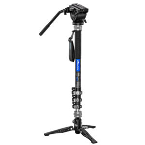 Leofoto MF-324C+BV-10+VD-04  Professional carbon fiber Monopod
