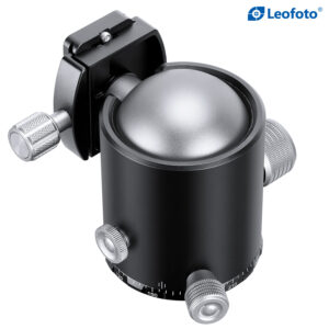 Leofoto HB-70 70mm Pro Heavy-Duty Ball Head with Quick Release Plate & Case | Max Load 88lb - HB-70