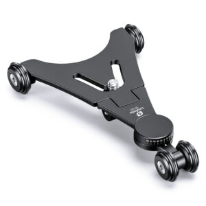 Leofoto DY-01 Mini Foldable Skater Video Dolly with 360° Panning and 1/4