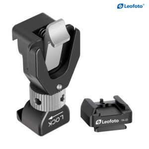 Leofoto FA-16 QR Flash Adapter for L Plate Side Mount