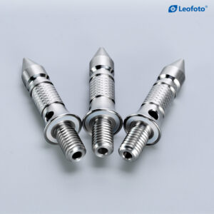 Leofoto TFN Set of 3 Stainless Steel Arrowhead Spikes | 3/8