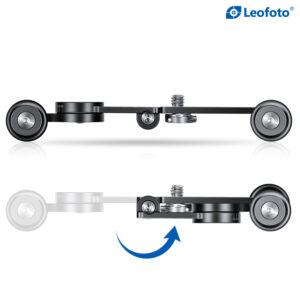 Leofoto DY-01 Mini Foldable Skater Video Dolly with 360° Panning and 1/4