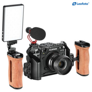 Leofoto Rosewood Hand Grip For Camera Cage Ch-3